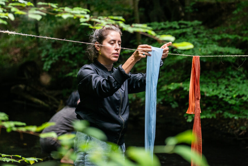 Ritual from the workshop 'Blub' on learning from water